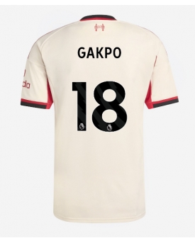 Billige Fotballdrakt Liverpool Cody Gakpo #18 Replika Bortedrakt 2025-26 Kortermet Billige Fotballdrakt Liverpool Cody Gakpo #18 Replika Bortedrakt 2025-26 Kortermet